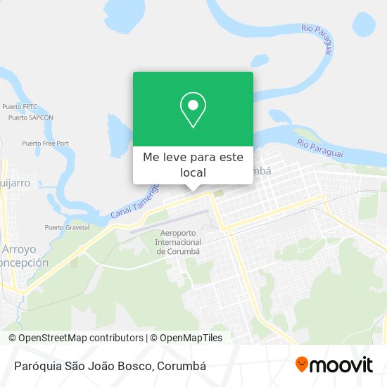 Paróquia São João Bosco mapa