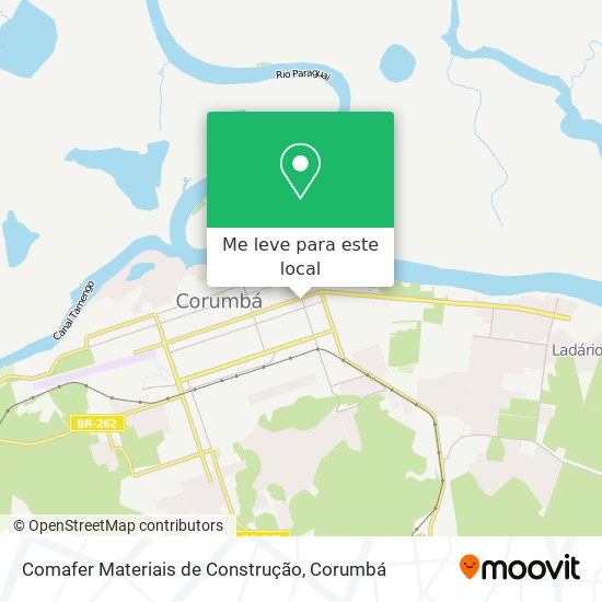 Comafer Materiais de Construção mapa