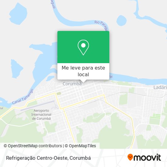 Refrigeração Centro-Oeste mapa