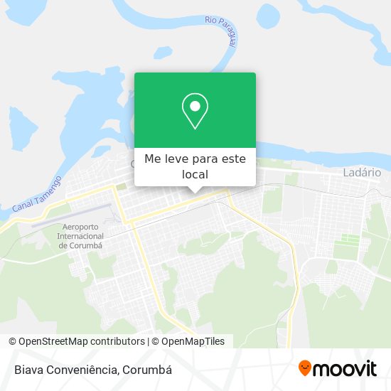 Biava Conveniência mapa