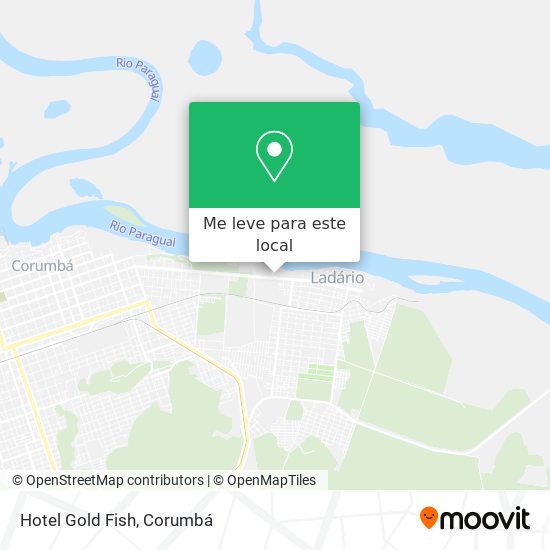Hotel Gold Fish mapa