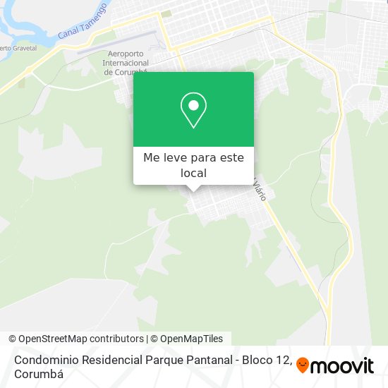 Condominio Residencial Parque Pantanal - Bloco 12 mapa