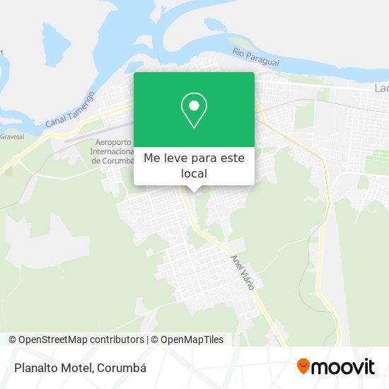 Planalto Motel mapa