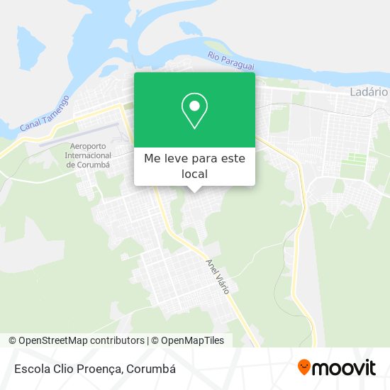 Escola Clio Proença mapa