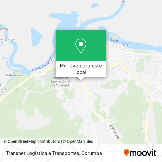 Transnet Logistica e Transportes mapa