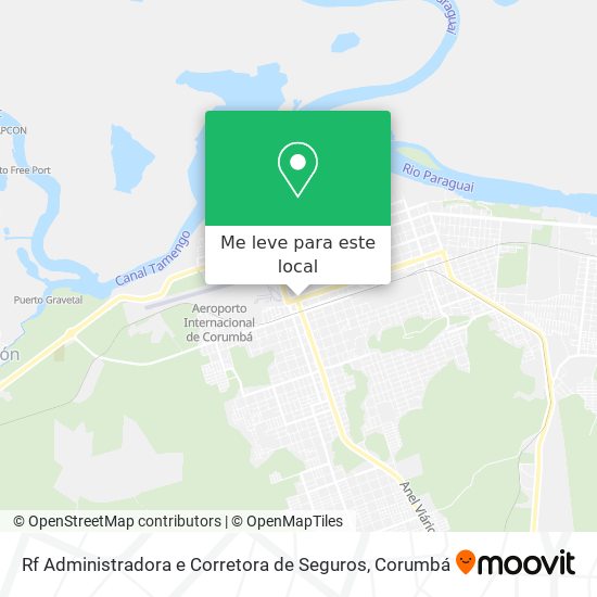 Rf Administradora e Corretora de Seguros mapa