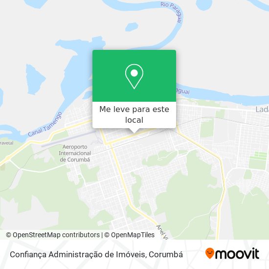 Confiança Administração de Imóveis mapa