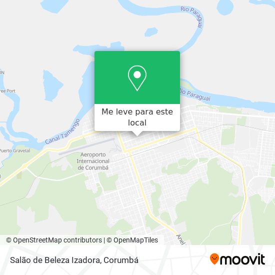 Salão de Beleza Izadora mapa