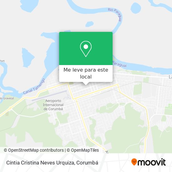 Cíntia Cristina Neves Urquiza mapa