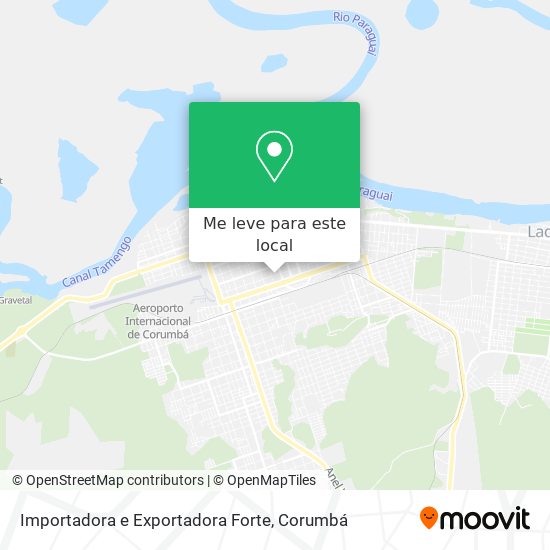 Importadora e Exportadora Forte mapa