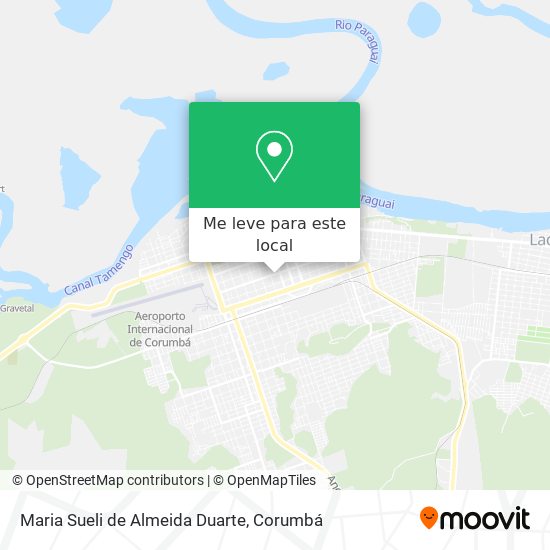 Maria Sueli de Almeida Duarte mapa