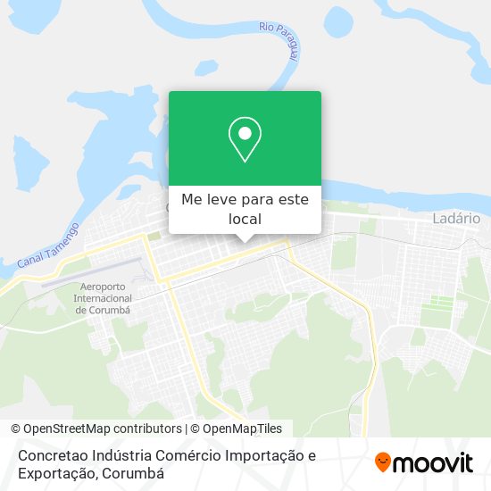 Concretao Indústria Comércio Importação e Exportação mapa