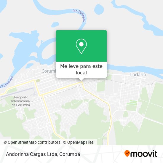 Andorinha Cargas Ltda mapa