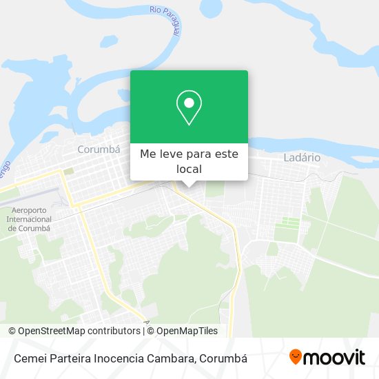 Cemei Parteira Inocencia Cambara mapa