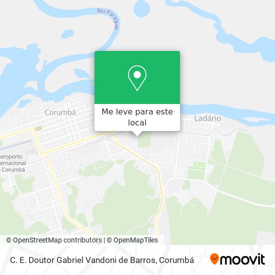 C. E. Doutor Gabriel Vandoni de Barros mapa