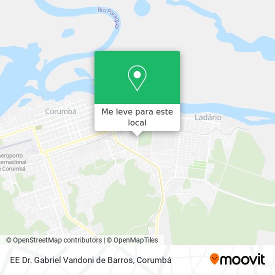 EE Dr. Gabriel Vandoni de Barros mapa