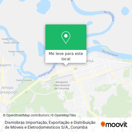 Dismobrás Importação, Exportação e Distribuição de Móveis e Eletrodomésticos S / A. mapa