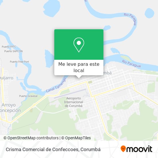 Crisma Comercial de Confeccoes mapa