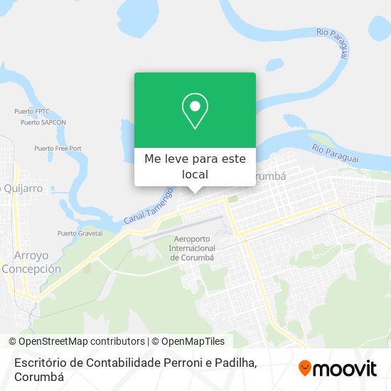 Escritório de Contabilidade Perroni e Padilha mapa