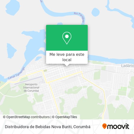 Distribuidora de Bebidas Nova Buriti mapa