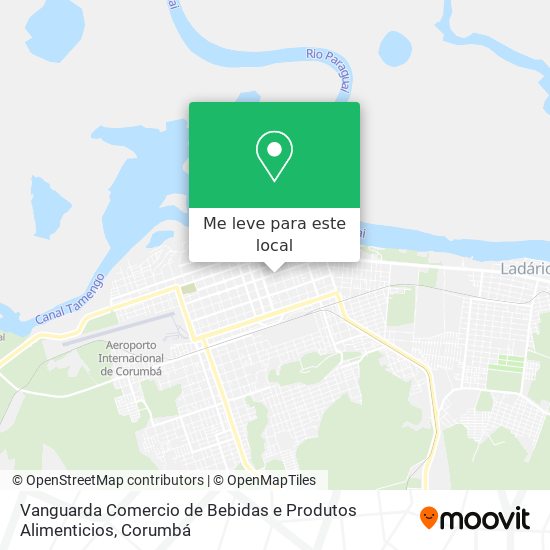 Vanguarda Comercio de Bebidas e Produtos Alimenticios mapa