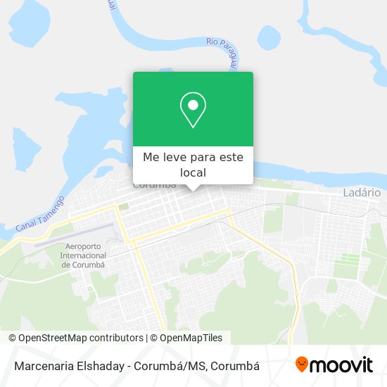 Marcenaria Elshaday - Corumbá / MS mapa