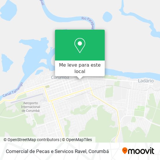 Comercial de Pecas e Servicos Ravel mapa