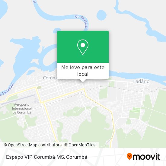 Espaço VIP Corumbá-MS mapa