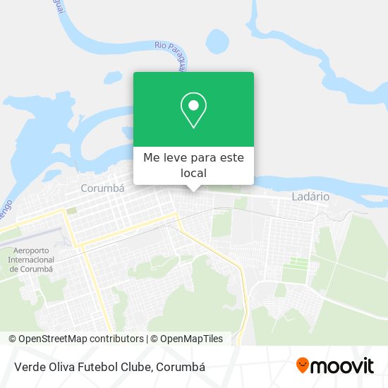 Verde Oliva Futebol Clube mapa