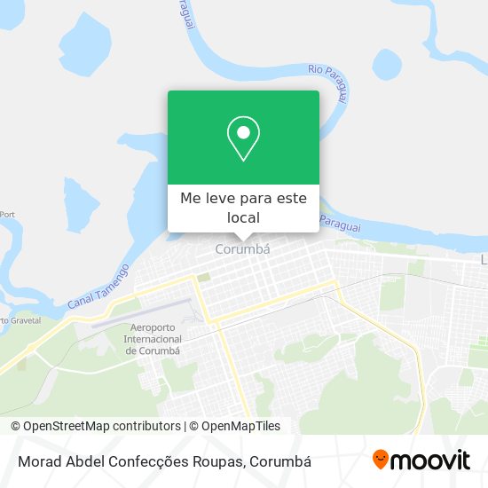 Morad Abdel Confecções Roupas mapa