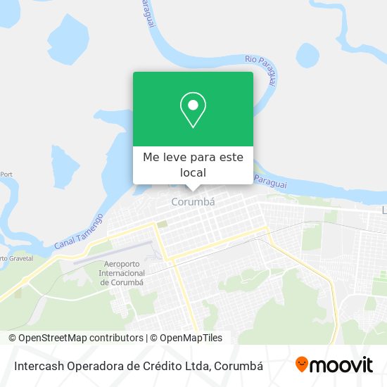 Intercash Operadora de Crédito Ltda mapa