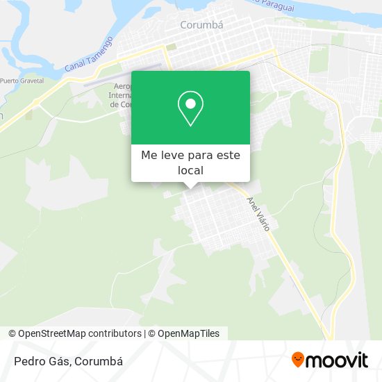 Pedro Gás mapa