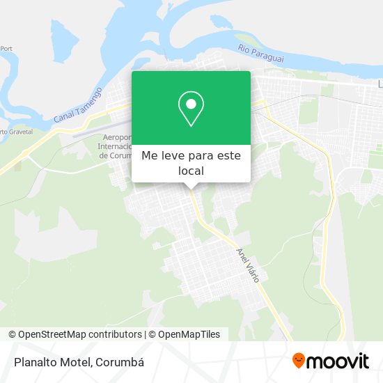 Planalto Motel mapa