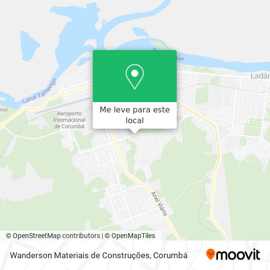 Wanderson Materiais de Construções mapa