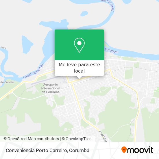 Conveniencia Porto Carreiro mapa