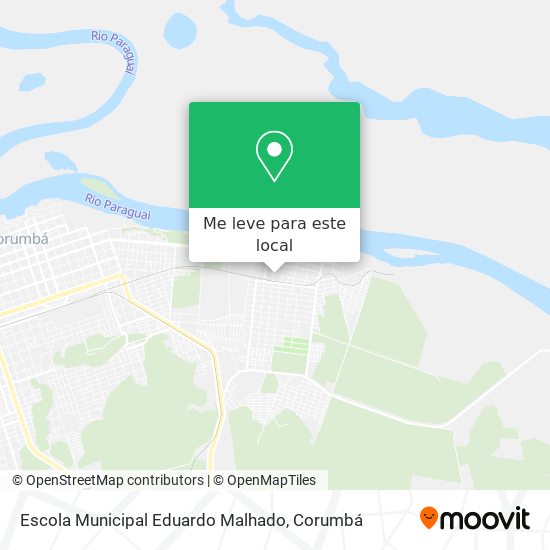 Escola Municipal Eduardo Malhado mapa