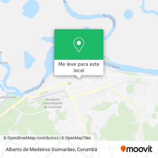 Alberto de Medeiros Guimarães mapa
