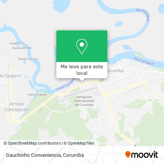 Gauchinho Conveniencia mapa