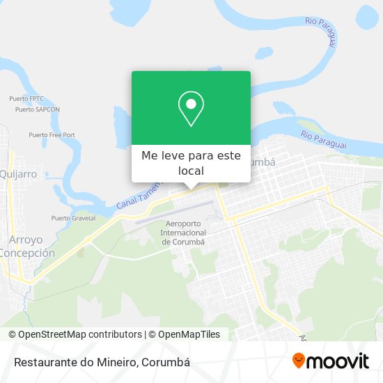 Restaurante do Mineiro mapa