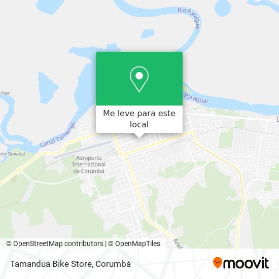 Tamandua Bike Store mapa