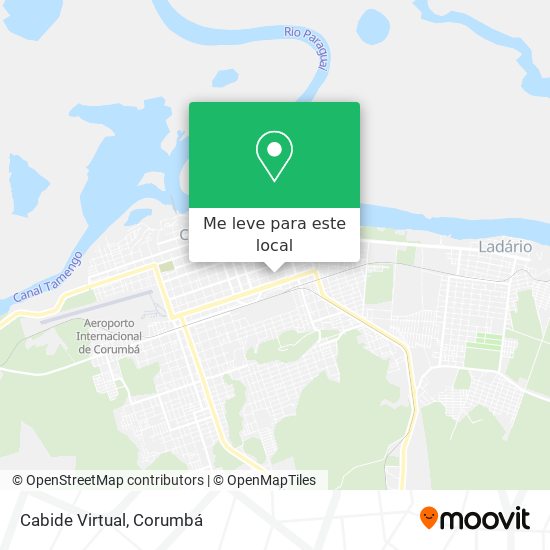 Cabide Virtual mapa