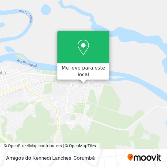 Amigos do Kennedi Lanches mapa