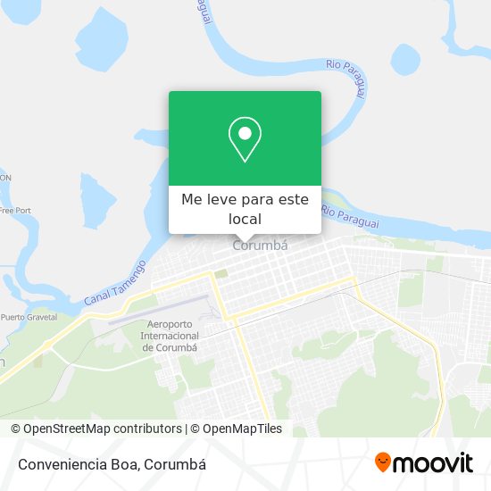 Conveniencia Boa mapa