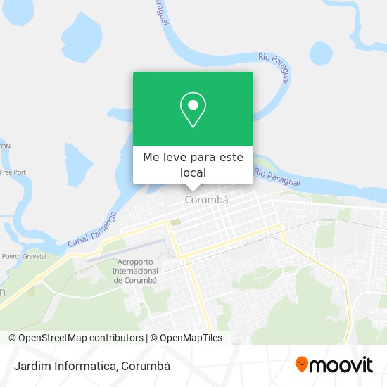 Jardim Informatica mapa