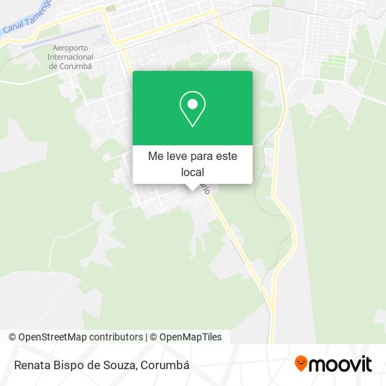 Renata Bispo de Souza mapa