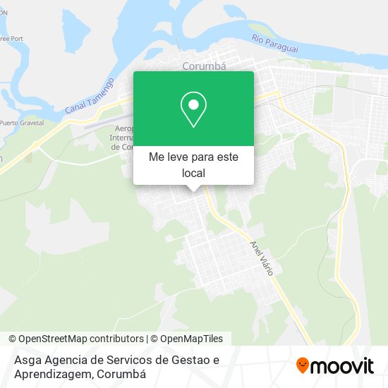 Asga Agencia de Servicos de Gestao e Aprendizagem mapa