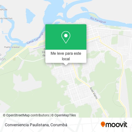 Conveniencia Paulistana mapa
