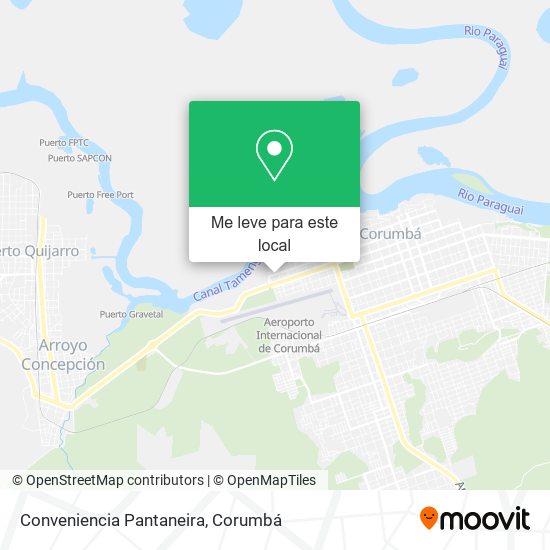 Conveniencia Pantaneira mapa