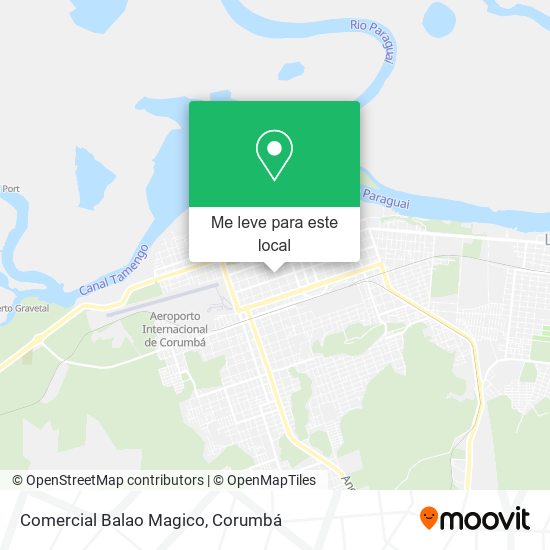 Comercial Balao Magico mapa