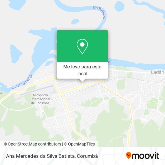 Ana Mercedes da Silva Batista mapa